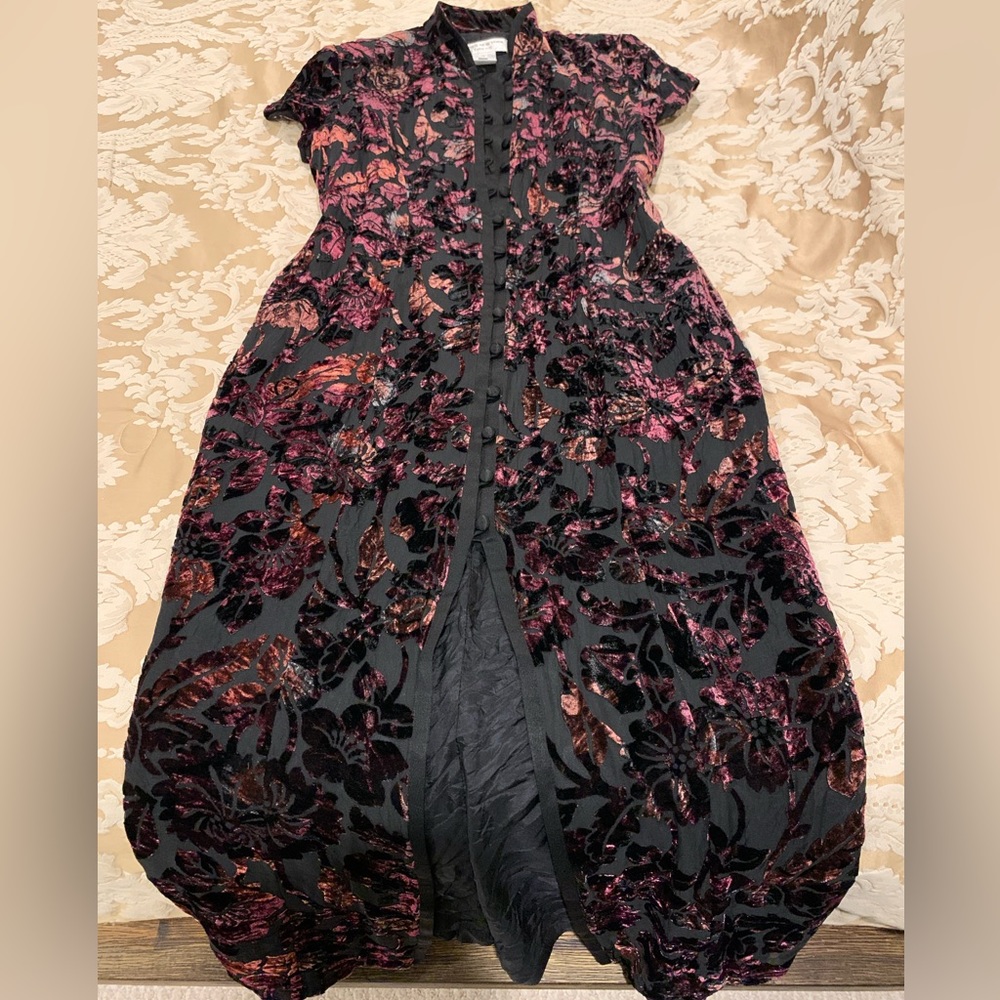 Beautiful silk blend long duster/cardigan